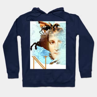 Napoleon Bonaparte Collage Portrait Hoodie